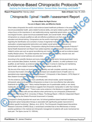 Chiropractic Spinal Health Assessment - Monthly Subscription