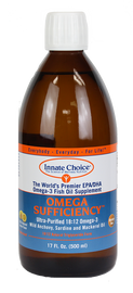 Omega Sufficiency™ - Lemon 500ml - SINGLE BOTTLE