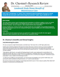 Dr. Chestnut's Research Review - volume 1, edition 1